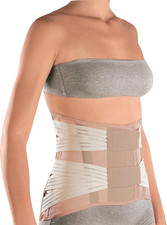 -Orthoservice M1323 Busto Semirigido Basso Con Tiranti in Elastico (Donna), Crem