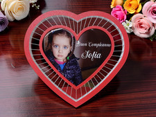 Portafoto Cuore  LED 3D Usb