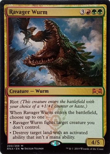 200 259 ravager wurm - ravager, mythic