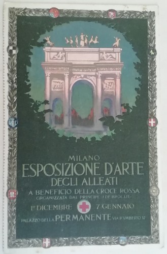 Cartolina esposizione arte - esposizione, d'arte
