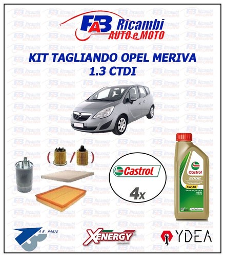 Kit tagliando opel meriva - kit, 1.3