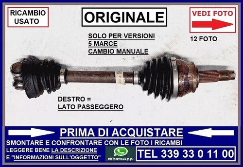 Semiasse giunto crociera - semiasse,
