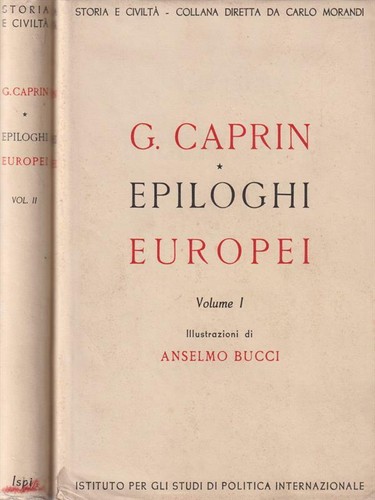 Epiloghi europei volumi - europei., 2