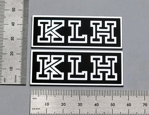 Klh speaker grill badge - speaker,