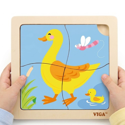 Viga pratico puzzle legno - viga,