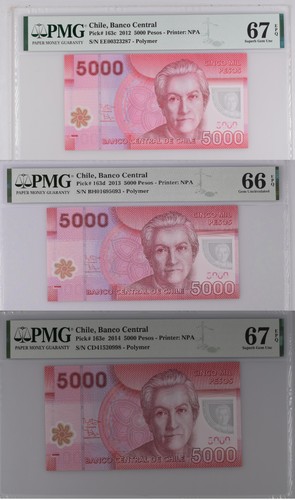 Cile set 5000 pesos 2012 - set, 3;