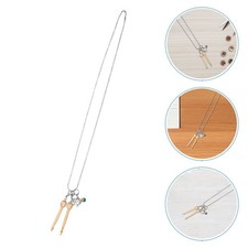 3 uncinetti in legno per