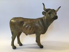 FIGURA AUTENTICA DEL PRESEPE NAPOLETANO DEL '700-TORELLO IN TERRACOTTA