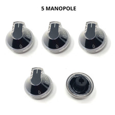 Kit 5 manopole piano cottura