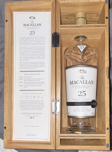 Bottiglia vuota macallan - macallan, 25