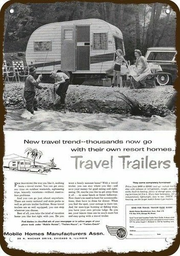 1958 camp rimorchio viaggio - rimorchio,