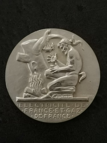Medaille bronze edf gdf - edf, 30