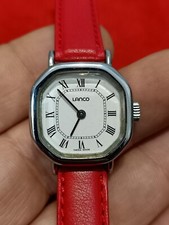 Orologio da donna Lanco - meccanico manuale in acciaio - Cinturino Nuovo Ottimo!