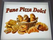 PANE PIZZA E DOLCI Insegna Luminosa Monofacciale 
