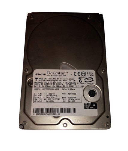 Hard disk hdt722516dla380 - hard,