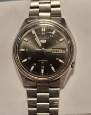 Seiko 5 Automatic Black Vintage 
