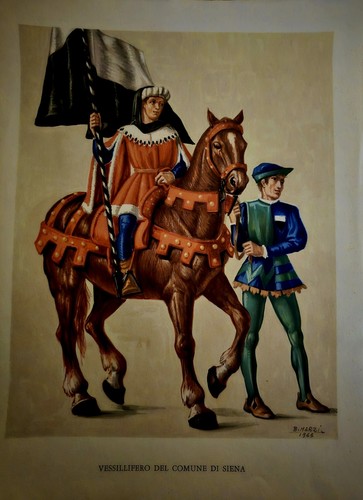 Lotto stampe palio siena - palio, di