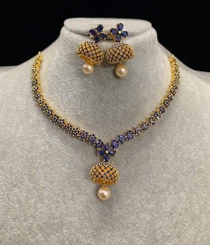Set gioielli con zirconi - con,