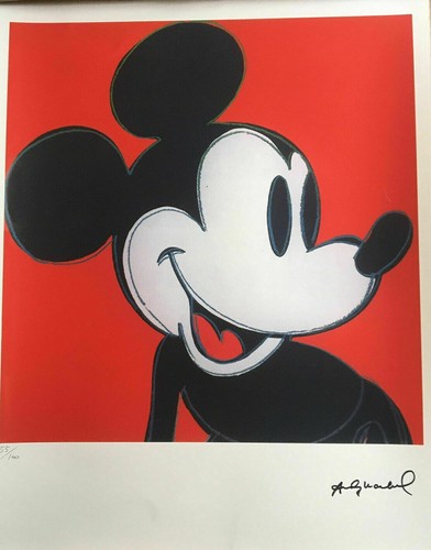 Andy warhol litografia 57 x - 57,