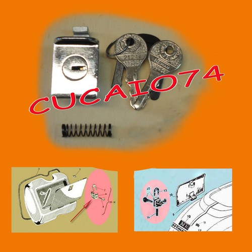 Serratura bauletto vespa - bauletto,