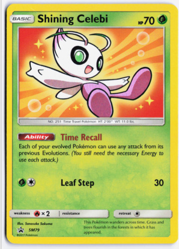 Shining celebi promo sm - -,