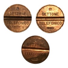 Lotto pezzi gettone - x, 3
