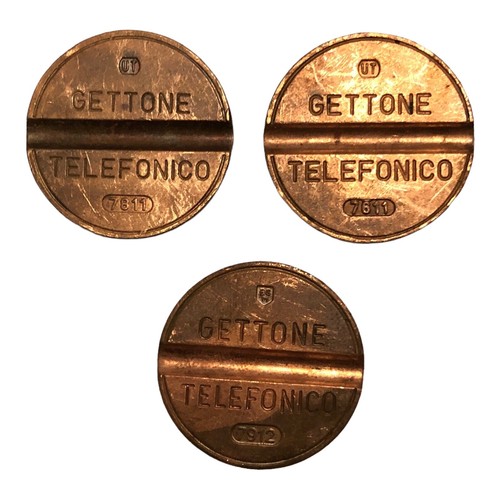 Lotto pezzi gettone - x,