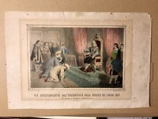 2 antiche stampe:  Re Luigi