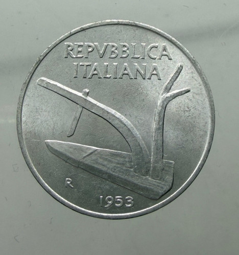 Repubblica italiana lire - 10,