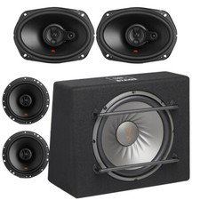 JBL Altoparlanti per auto Stage2 6x9" | Set di altoparlanti 6,5" | Subwoofer chiuso 12in.1000W