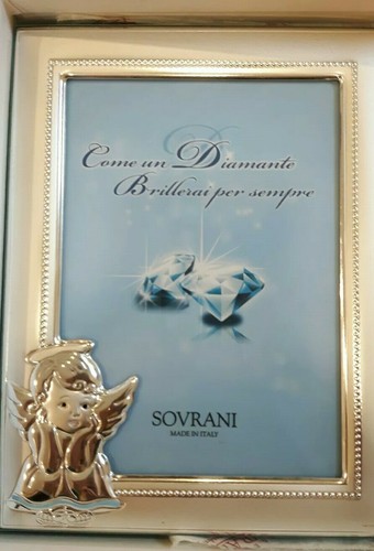 Cornice argento sovrani con - argento,