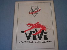 VIBERTI VIVI' CICLOMOTORE COVER COPERTINA 1958 ADV PUBBLICITA' REKLAME WERBUNG