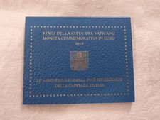 VATICANO 2 EURO 2019 FDC IN FOLDER OTTIMA QUALITA'