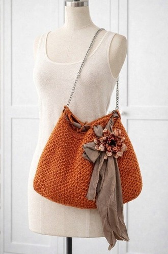 Borsa tracolla ruggine - a,