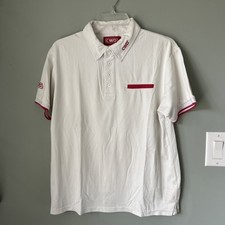 Polo CWD Saddles uomo M bianca