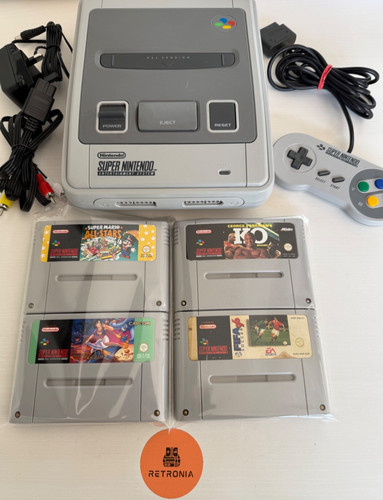 Console super nintendo snes - console,