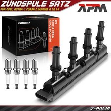 1 Bobina + 4x Candela per Opel