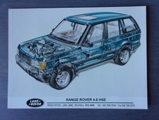 RANGE ROVER P38A 4.6 HSE orig c1995 UK Mkt Press Foto - Brochure correlata
