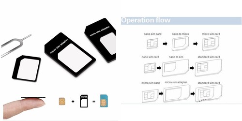 Pezzi nano sim - sim, card