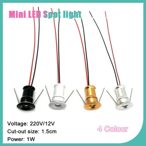 Mini faretto led 15mm - , incasso
