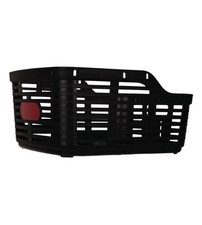 CESTINO POSTERIORE PER BICICLETTA BELLELLI "ZIGZAG" NERO, 38X33X19 CM