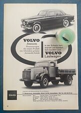 Rarissima Pubblicità VOLVO Amazon & Lastwagen del 1957