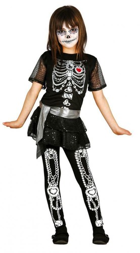 Costume halloween scheletro