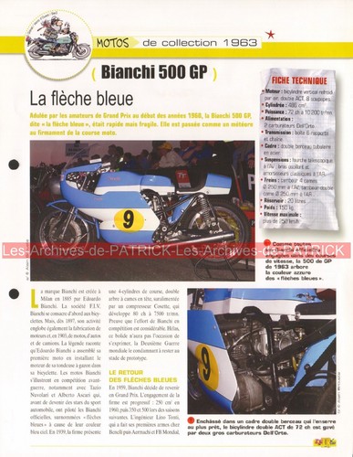 Bianchi 500 1963 grand - 500, gp