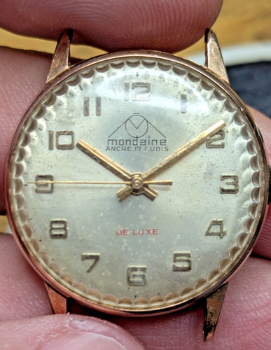 Vntg gold rgf mondaine ancre - mondaine,