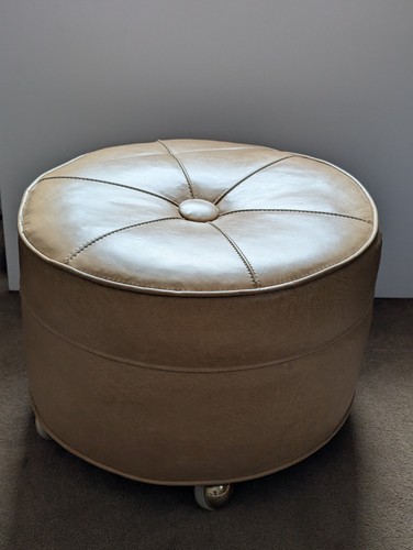 Pouf ottomano rullo vintage - pouf,