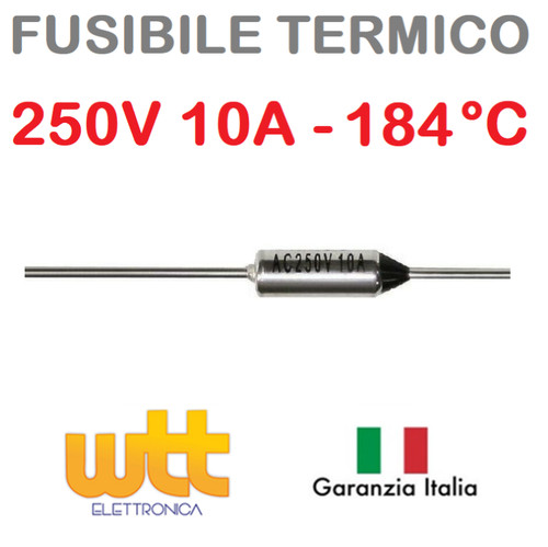 Fusibile termico assiale