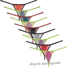 Bikini uomo trasparente lucido