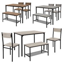 Set tavolo da pranzo per cucina 4 pezzi set di mobili soggiorno salotto a scelta