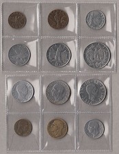 REGNO D'ITALIA 6 MONETE DIVERSE FASCISMO SERIE IMPERO Italy Kingdom BB+